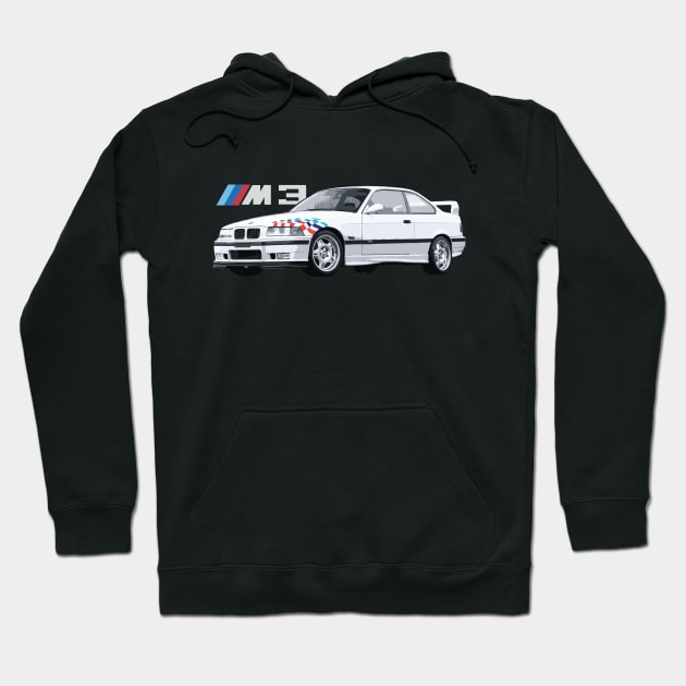 E36 LIGHTWEIGHT M3 PAUL WALKER Hoodie by cowtown_cowboy